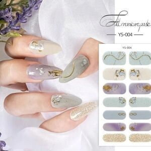 3D Nail Wraps | Nail Strips | Nail Stickers [14 PCS]
